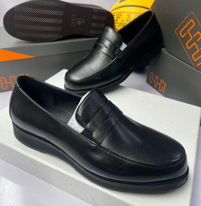 Black Oggi Leather Men’s Shoes