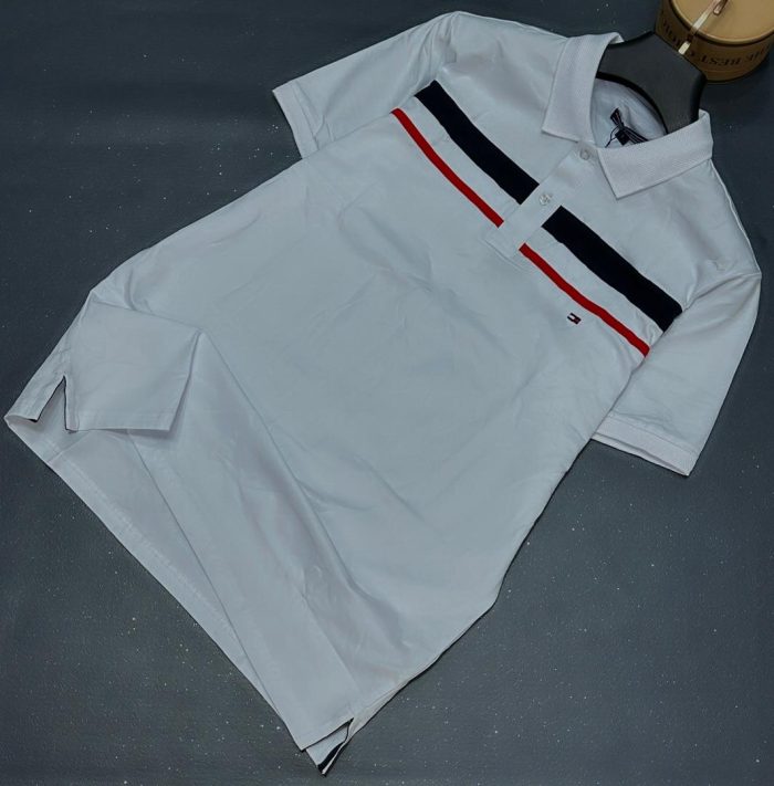 Classic Tommy Short-Sleeved Polo With A Turnover Collar