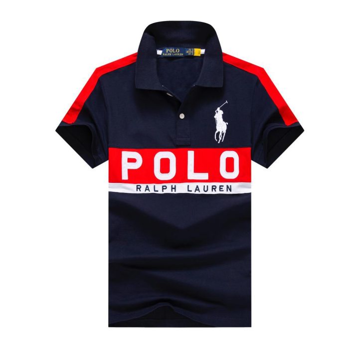 Classic PRL Short-Sleeved Turnover Collar Cotton polo shirt