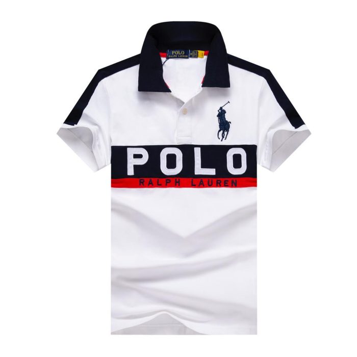 Classic PRL Short-Sleeved Turnover Collar Cotton polo shirt