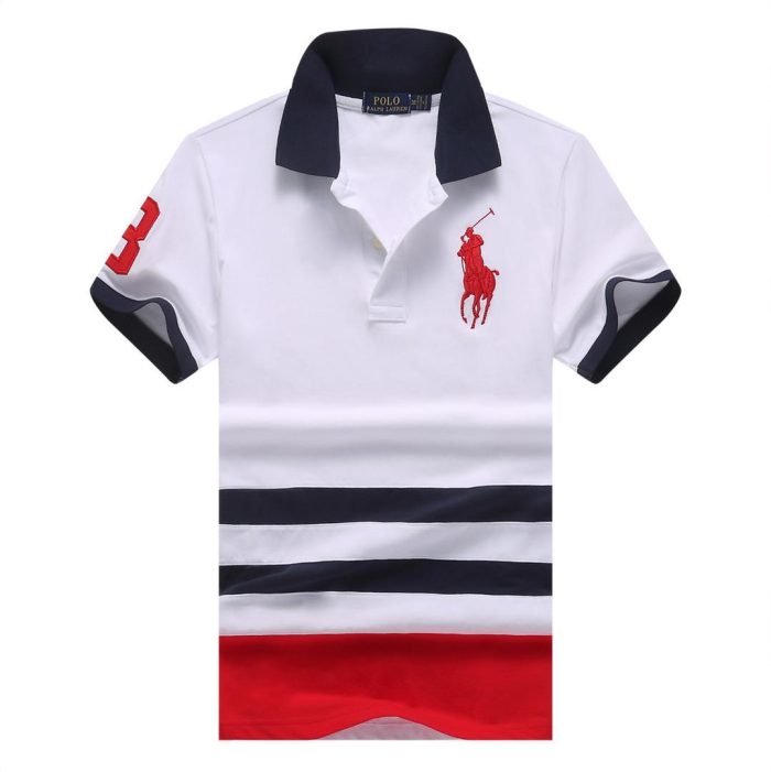 Classic PRL Short-Sleeved Turnover Collar Cotton polo shirt