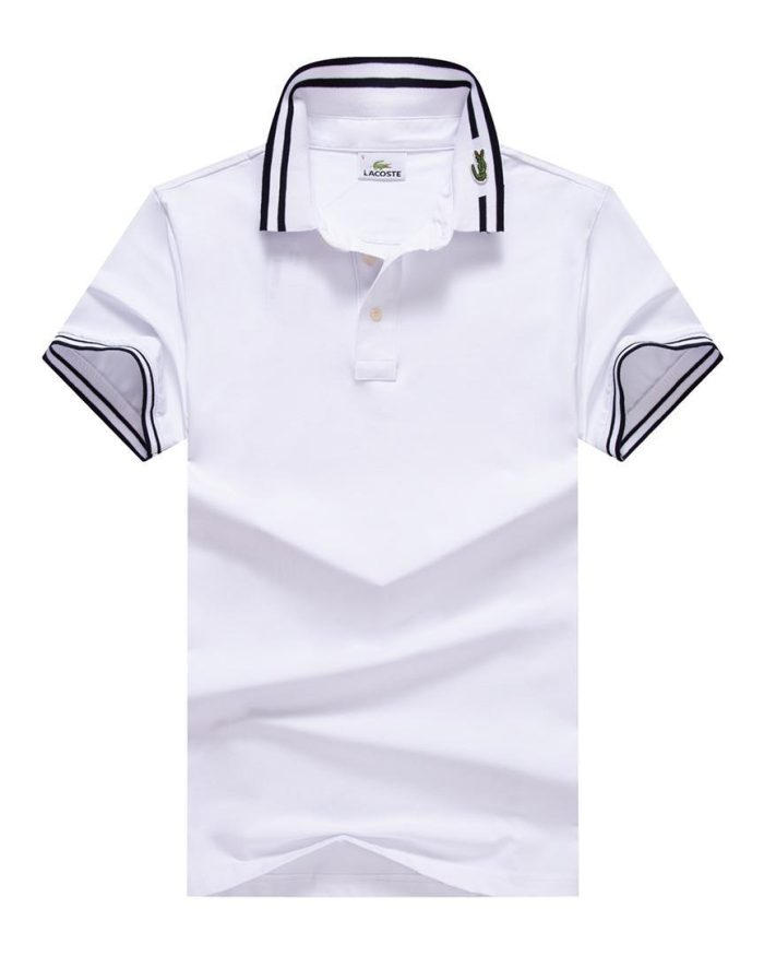 Classic Lacoste Short-Sleeved Turnover Collar Cotton polo shirt