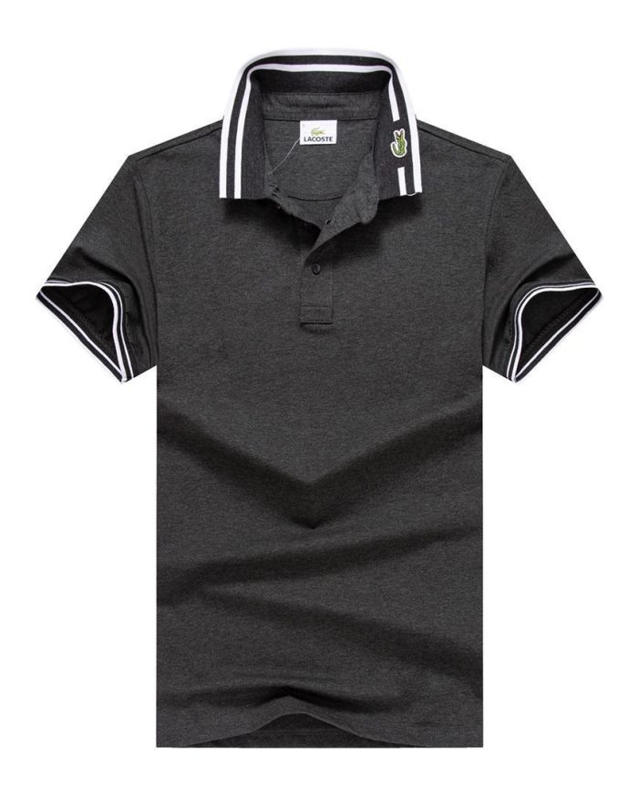 Classic Lacoste Short-Sleeved Turnover Collar Cotton polo shirt