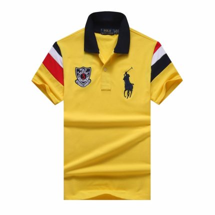 Classic Ralph Lauren Short-Sleeved Turnover Collar Cotton polo shirt