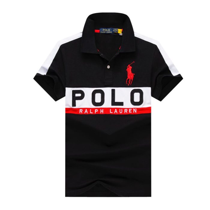 Classic PRL Short-Sleeved Turnover Collar Cotton polo shirt