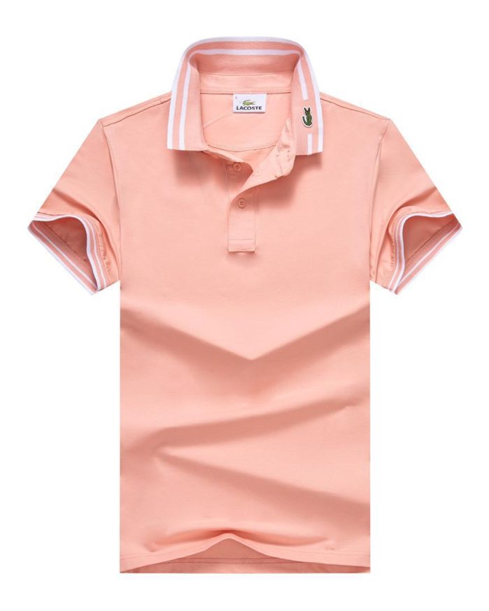 Classic Lacoste Short-Sleeved Turnover Collar Cotton polo shirt