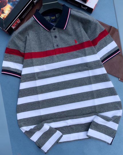 Classic Collar PRL Short-Sleeved Turnover Cotton polo shirt