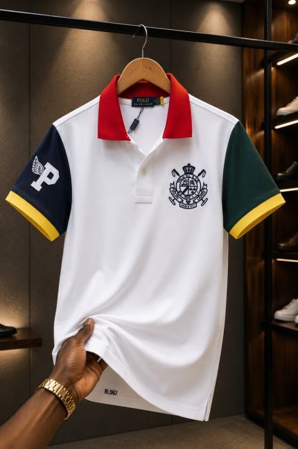Classic Collar PRL Cotton Polo Shirt