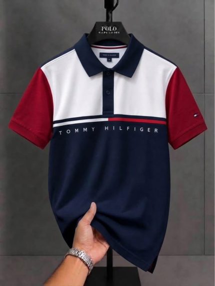 Classic Collar THF Cotton Polo Shirt