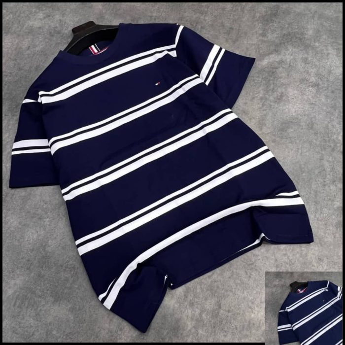 Classic Tommy Short-Sleeved Round Neck Cotton polo shirt