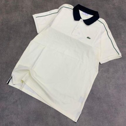 Classic Lacoste Short-Sleeved Turnover Collar Cotton polo shirt