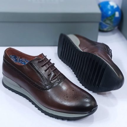 Brown Leather Men’s Corporate Shoes