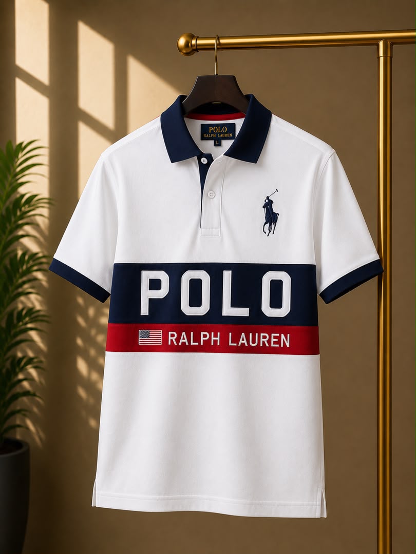 31cb312f-cdc4-4324-9c6f-6803ded0024c Classic Collar PRL Cotton Polo Shirt