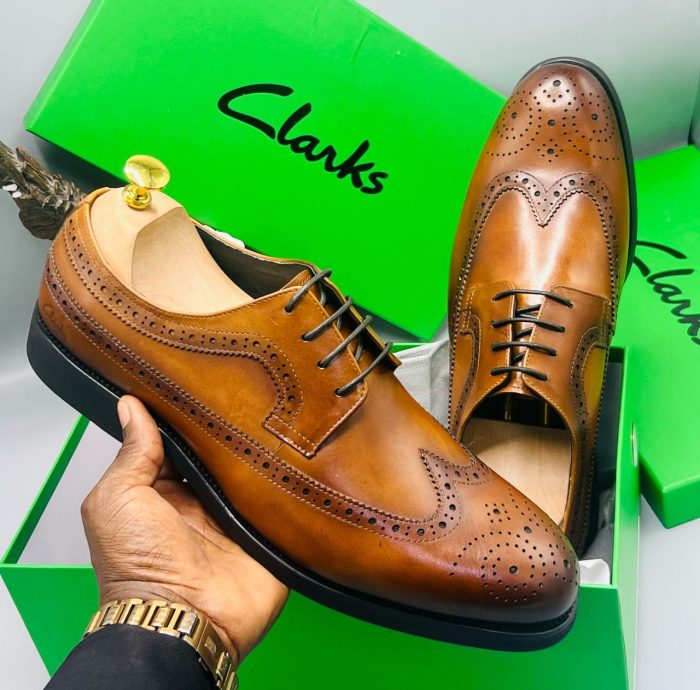 Brown Leather Clark Men’s Shoes