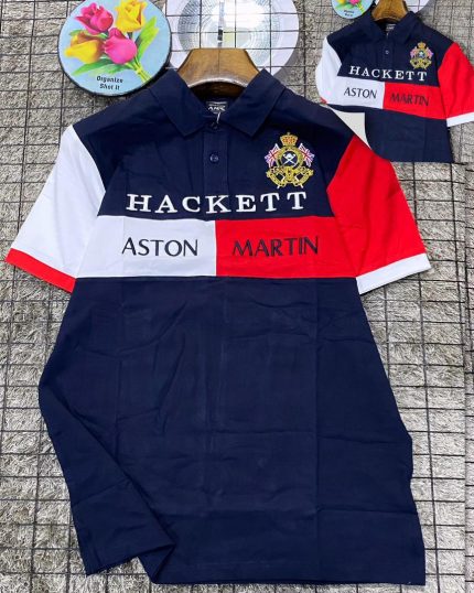 Classic Hackett Aston Martin Racing Men’s Premium Cotton Polo Shirt