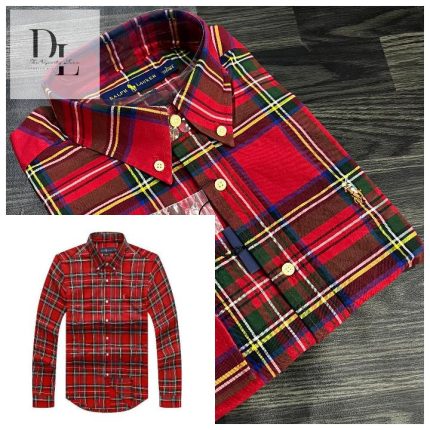 A Classic Custom-Fit PRL Men’s Logo-Embroidered Long Sleeve Oxford Shirt