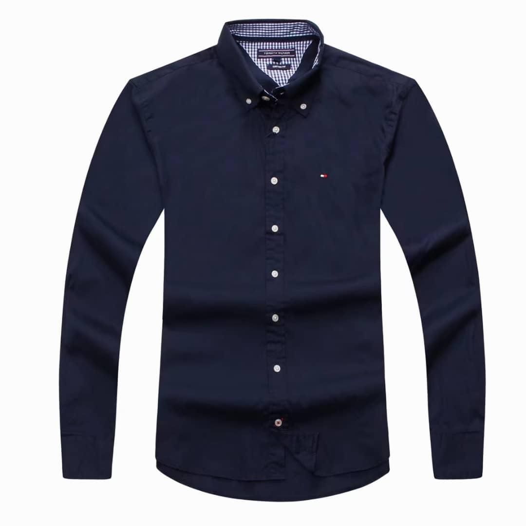 WhatsApp Image 2025-11-07 at 12.29.49_bae19c67 Classic Custom-Fit Tommy Men’s Logo-Embroidered long Sleeve Oxford Shirt
