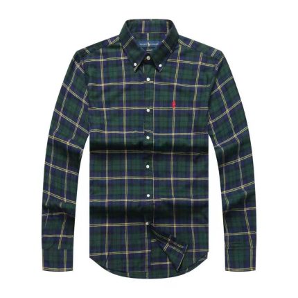 A Classic PRL Custom-Fit Men’s Logo-Embroidered long Sleeve Oxford Shirt