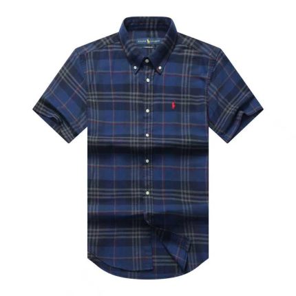 A Classic PRL Men’s Custom-Fit Logo-Embroidered Short Sleeve Oxford Shirt