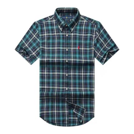 A Classic PRL Men’s Custom-Fit Logo-Embroidered Short Sleeve Oxford Shirt