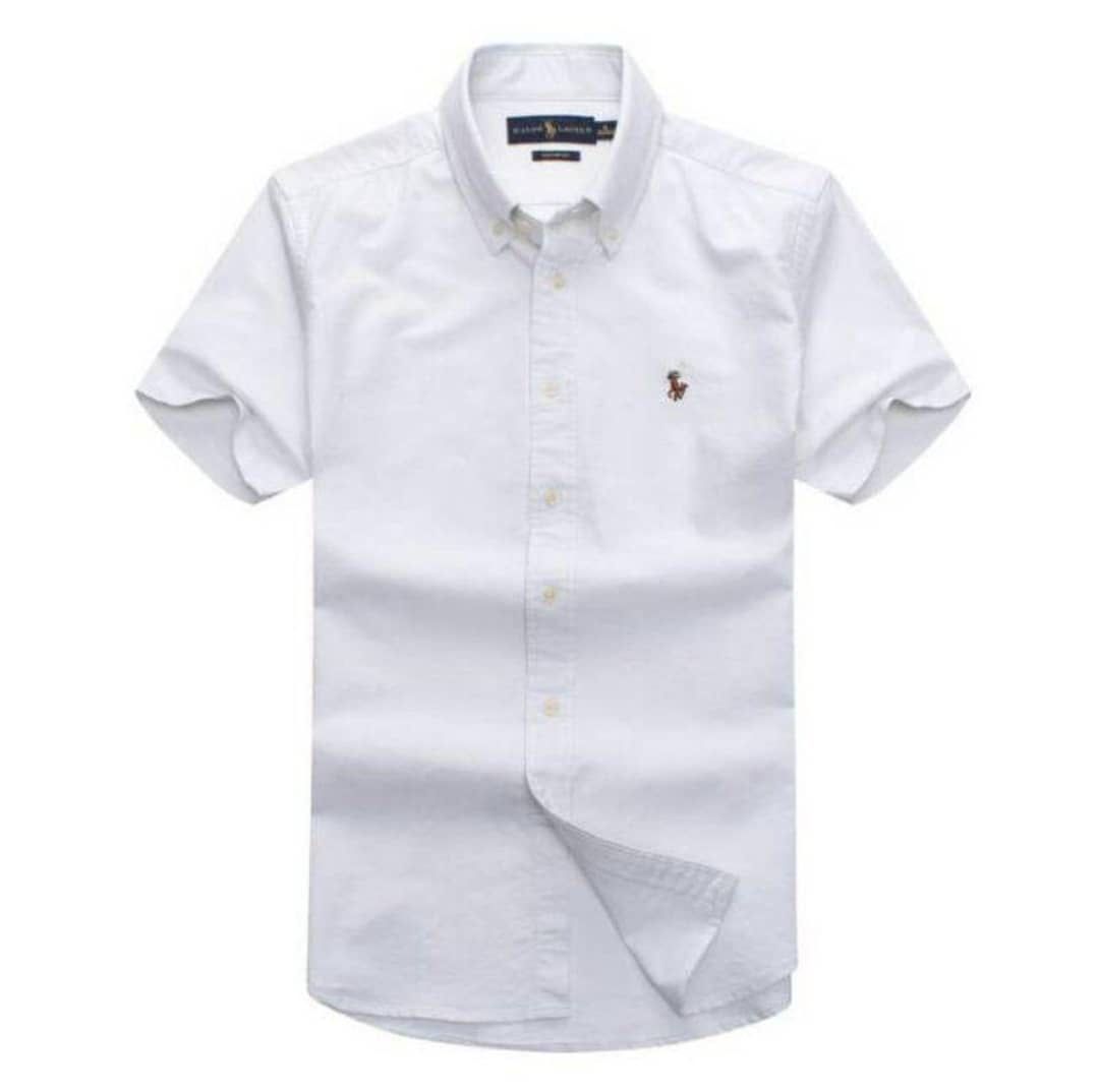 WhatsApp Image 2026-05-02 at 8.14.14 PM Classic PRL Men’s Custom-Fit Logo-Embroidered Short Sleeve Oxford Shirt