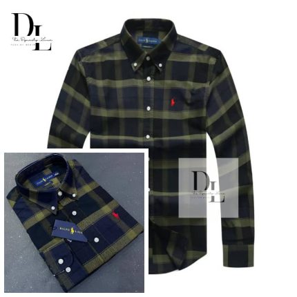 Classic PRL Custom-Fit Men’s Logo-Embroidered long Sleeve Oxford Shirt