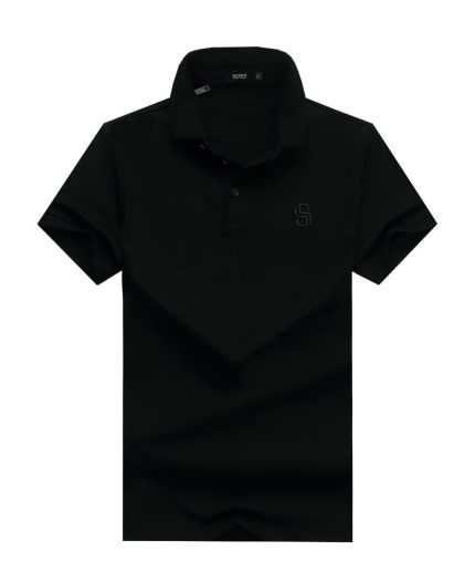 Classic Boss Short-Sleeved Turnover Collar Cotton polo shirt (3XL-6XL)