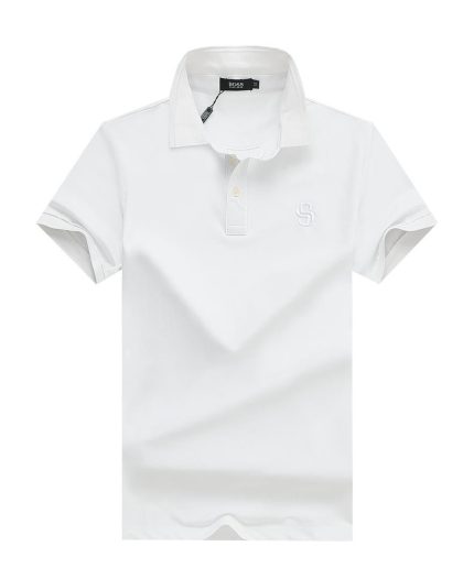 Classic Boss Short-Sleeved Turnover Collar Cotton polo shirt (3XL-6XL)