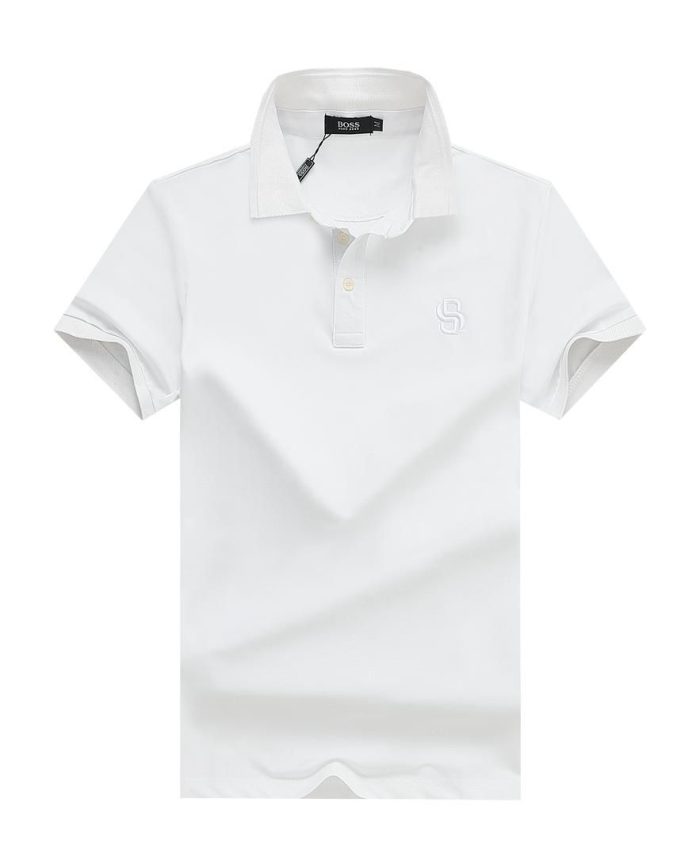 Classic Boss Short-Sleeved Turnover Collar Cotton polo shirt (3XL-6XL)