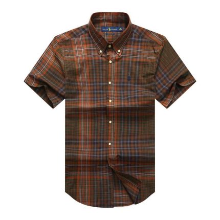 Classic PRL Men’s Custom-Fit Logo-Embroidered Short Sleeve Oxford Shirt