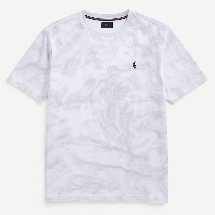 Classic Short-Sleeved PRL Round Neck Cotton Polo Shirt
