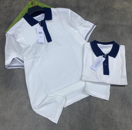 Classic Collar Lacoste Short-Sleeved Turnover Cotton polo shirt