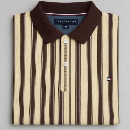 Classic Collar Short-Sleeved Turnover Tommy Cotton polo shirt