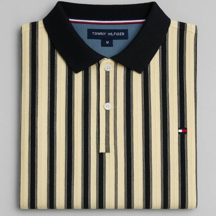 Classic Collar Short-Sleeved Turnover Tommy Cotton polo shirt