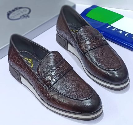 Brown Leather Genio Men’s Shoes