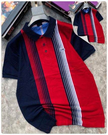 Classic Collar Lee Turnover Cotton polo shirt