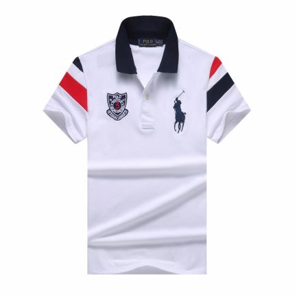 Classic Collar PRL Turnover Cotton polo shirt