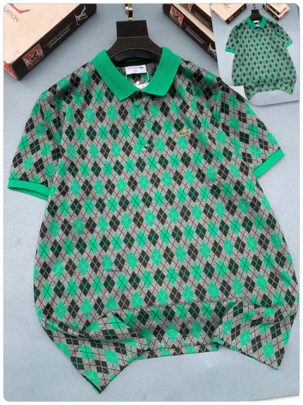 Classic Collar Lacoste Cotton Polo Shirt
