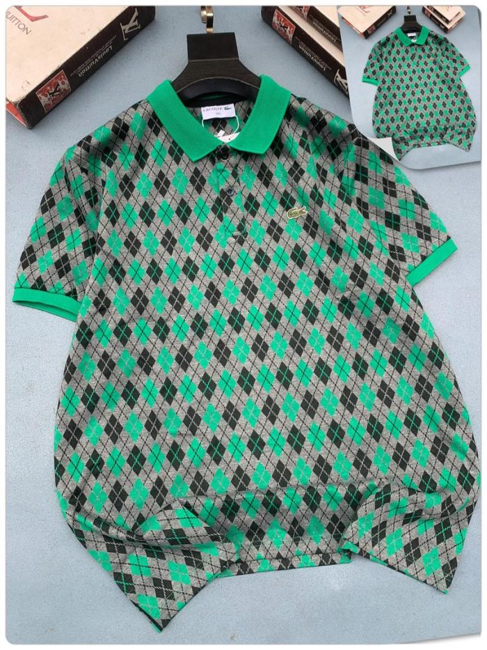 Classic Collar Lacoste Cotton Polo Shirt