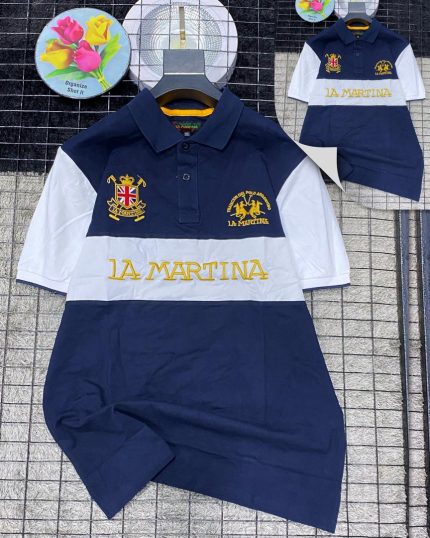 Classic Collar La Martina Cotton Polo Shirt