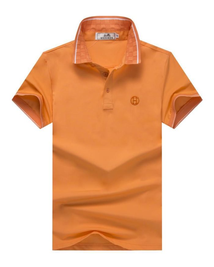 Classic Collar Hermes Cotton Polo Shirt ( 3XL – 6XL )