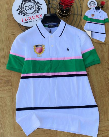 Classic Collar PRL Cotton Polo Shirt
