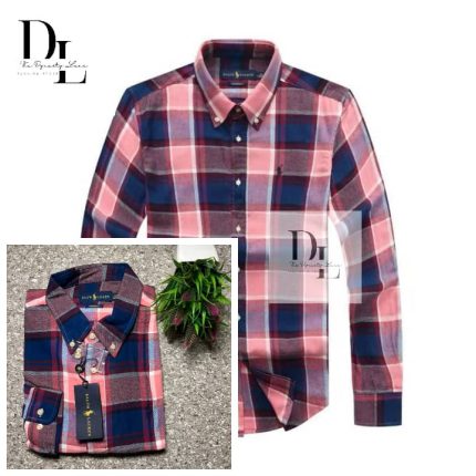 Classic Custom-Fit PRL Men’s Logo-Embroidered long Sleeve Oxford Shirt