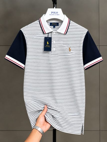 Classic Collar PRL Cotton Polo Shirt