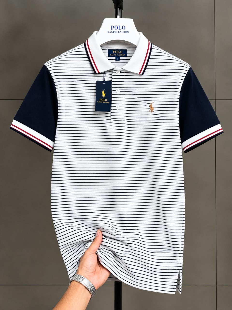 5c4f6157-1256-46ce-8c68-6a524c7373a5 Classic Collar PRL Cotton Polo Shirt