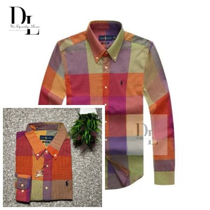 Classic Custom-Fit PRL Men’s Logo-Embroidered long Sleeve Oxford Shirt