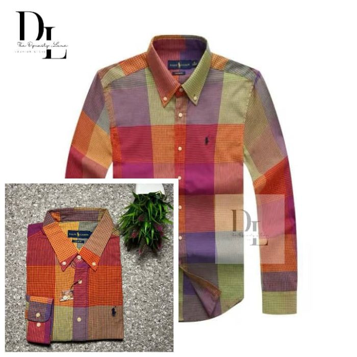 Classic Custom-Fit PRL Men’s Logo-Embroidered long Sleeve Oxford Shirt