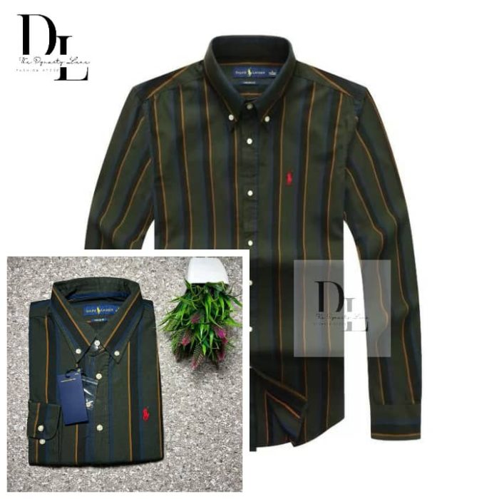 Classic Custom-Fit PRL Men’s Logo-Embroidered long Sleeve Oxford Shirt