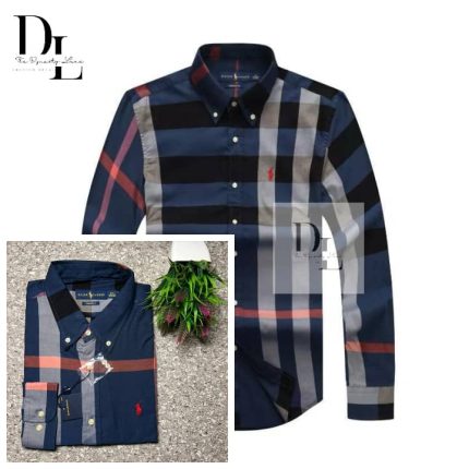 Classic Custom-Fit PRL Men’s Logo-Embroidered long Sleeve Oxford Shirt