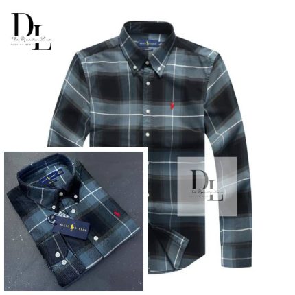 Classic PRL Custom-Fit Men’s Logo-Embroidered long Sleeve Oxford Shirt